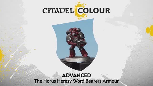 Warhammer 40000 How to Paint - The Horus Heresy Word Bearers Armour