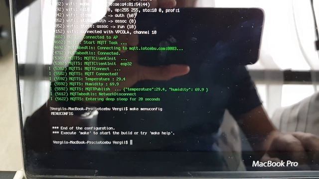 ESP32 Secure MQTT project demo смотреть онлайн