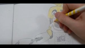 рисуем поломанную чику #фнаф #чика #рисунок