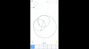 Euclidea - 4. Дельта (Delta) - 4.9 Квадрат по серединам противоположных сторон