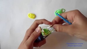 Как плести браслет из резинок Спайк