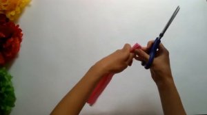 Цветы из бумаги тишью за 5 минут