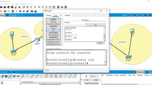 RIP Routing with DNS and HTTP packet Tracer
