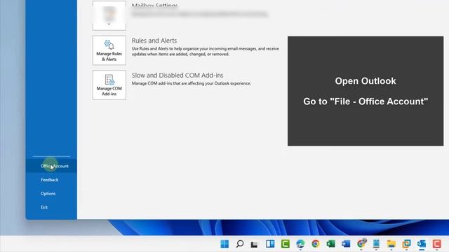 How to UPDATE OUTLOOK Windows 11 ✔️