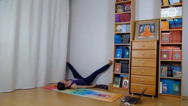 Домашнее задание по йоге на выходные по итогам занятия 08.12.2016. Йога дома. Е. Андросова смотреть онлайн