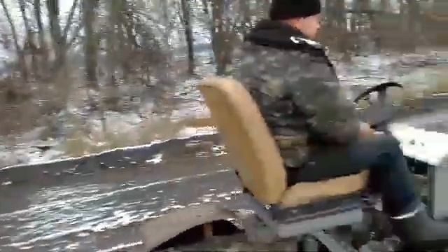 Минитрактор переломка 4х4 своими руками (тест-драйв) смотреть онлайн