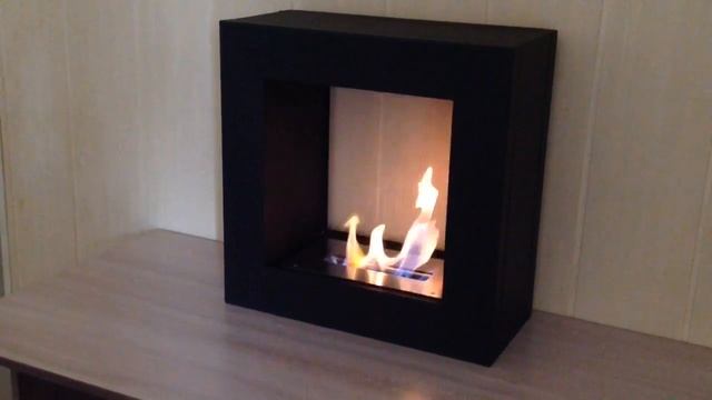 Биокамин CUBE black. Сибирский завод. смотреть онлайн