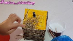 Осенние поделки своими руками. Осенний домик своими руками