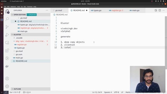 Generating ClientSet/Informers/Lister and CRD for Custom Resources | Writing K8S Operator - Part 1 смотреть онлайн