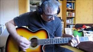 Money for nothing(Dire Straits) cover acoustic guitar + tutorial