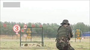 Обычная тренировка Китайской армии