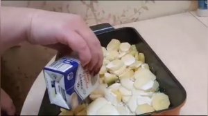 ЗАПЕЧЕННАЯ КАРТОШКА С МЯСОМ В СЛИВКАХ/МОЙ МИР