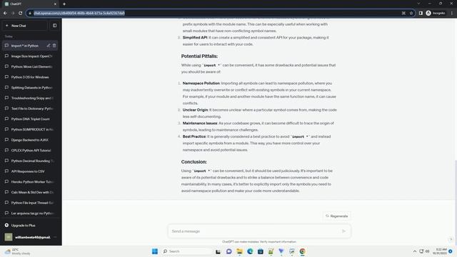 Python modules import