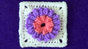 Цветочный мотив с попкорном