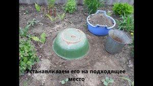 Клумба из старой  шины