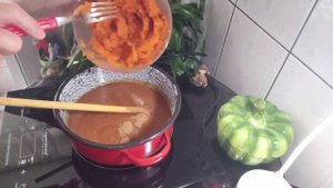 Густая тыквенная карамель-для выпечки, десертов и просто к чаю. Очень вкусно. Sütőtökös karamell.