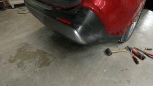 2020 Toyota RAV 4. Быстрый ремонт бампера. Fast bumper repair.