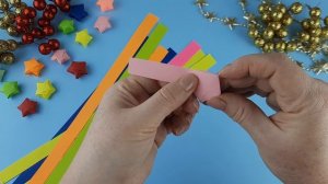 Звездочка счастья / Объемная мини звездочка из бумаги