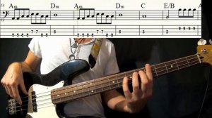 The Driver (inedito) - Maneskin live in Hannover 2023 (bass tabs & sheet music)
