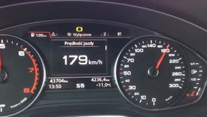 Audi A4 B9 1.4TFSI 150KM S-Tronic 2016, 0-210KM/H Limiter Acceleration German Autobahn