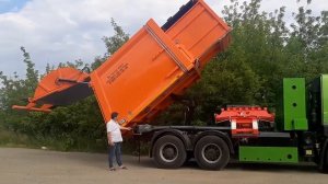 Мусоровоз с боковой загрузкой 4375SA, производства завода «TRUCK УРАЛ»