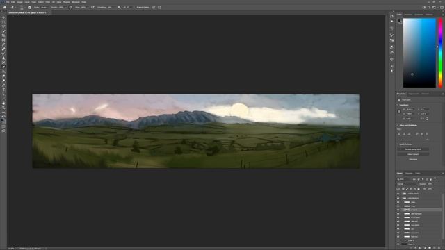 Photoshop PAINTING TUTORIAL & Time Lapse смотреть онлайн