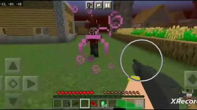 ???Но мы с жители приехали в деревню пиксель и увидели это в Майнкрафт Bedrock Edition