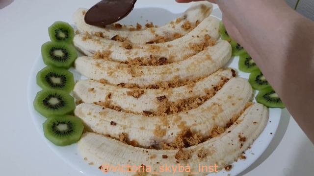 ШОКО-БАНАНЫ! ВКУСНО, БЫСТРО, ПОЛЕЗНО! #ВикторияСкыба смотреть онлайн