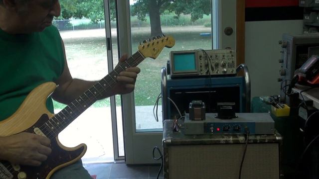 Fender pro jr tube guitar amp Conversion to 6v6 sound test Bold audio смотреть онлайн