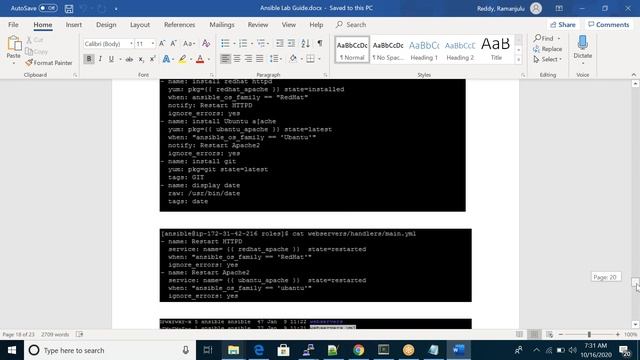 DevOps Ansible Playbook Roles session13 смотреть онлайн
