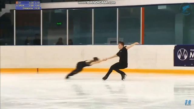 Анна Селиванова - Александр Симененко ПП КМС 2 этап Кубка Санкт-Петербурга 2019 смотреть онлайн