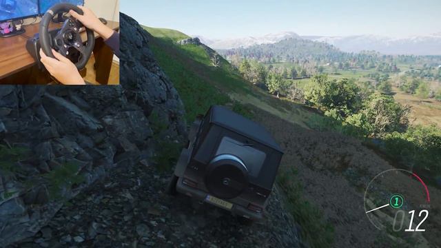 Mercedes G63 AMG | Realistic offroading - Forza Horizon 4 | Logitech g29 gameplay смотреть онлайн