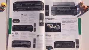 Sony catalog 1994 Amplifier Cassette Deck CD Player DAT Gold ESPRIT Mini System Audio MiniDisc MD