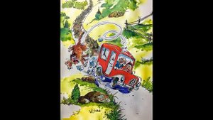 Муфта, Полботинка и Моховая Борода. "Полботинка мечтает о рогатке". Сказка.