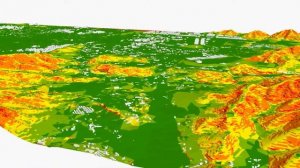 Terrain Model - Slope Angle of the Topography of Kwu Tung North