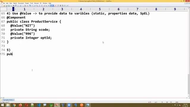 Spring Boot Microseevices Spring Application Annotation Configration Spring Container Content Auto