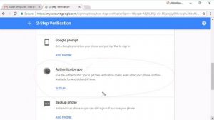 Demo of Implementing 2 Factor Authentication for a Google account.