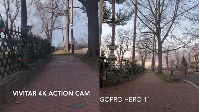 GoPro Hero 11 vs Vivitar 4k Action Cam -- Bike Ride смотреть онлайн