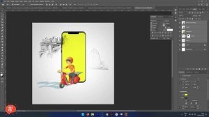 Photoshop Tutorial | Simple Web Banner Design | FREE PSD