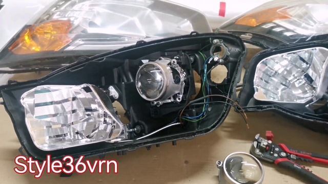 Установка bl-led линз SsangYong Actyon смотреть онлайн