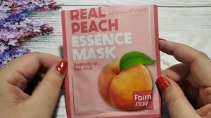 ♥ Тканевая маска для лица Farmstay Real Peach Essence Mask ♥ Корея ♥
