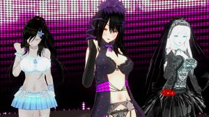 [ MMD ] FALLIN LOVE - Girls - Vampire Evelin, Zombie Mia, Ghost Selena (CM3D Game)