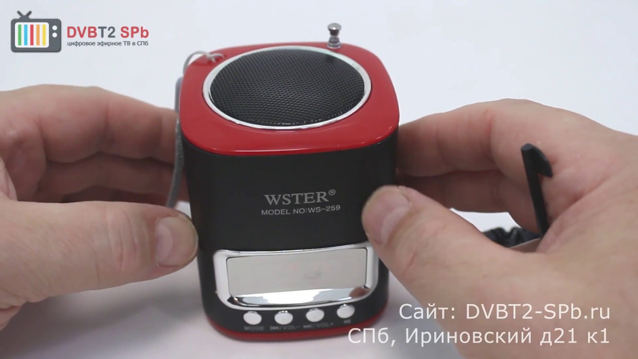 Wster WS 259 - обзор портативной мини акустики