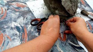 Реставрация садовых фигур из гипса - гусь " Милашка" #садовыефигуры #реставрация #ремонт