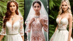 Свадебные платья созданных нейросетью. 500 уникальных дизайнов