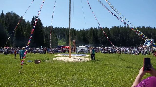 Праздник цветов // Пеледыш пайрем // Вешу на турнике смотреть онлайн