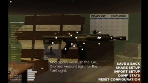 Roblox Deadline: Turning the M4A1 into the MW2019 variant