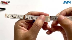 Коннектор SLIM для соединения отрезков светодиодной ленты RGB стык в стык