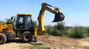 Shanmon WZ 30-25 Backhoe Loader Operating Video