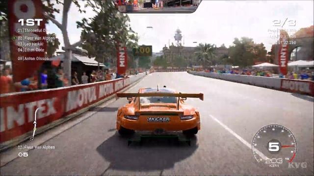 GRID (2019) - Barcelona (High Street) - Gameplay (PC HD) [1080p60FPS] смотреть онлайн